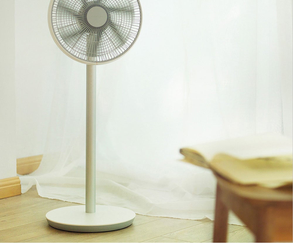 Smartmi ZLBPLDS03ZM DC Frequency Conversion Natural Wind Floor Fan With Battery ( Xiaomi Ecosystem Product )- White with Battery Smartmi ZLBPLDS03ZM DC Frequency Conversion Natural Wind Floor Fan With Battery ( Xiaomi Ecosystem Product )- White with Battery