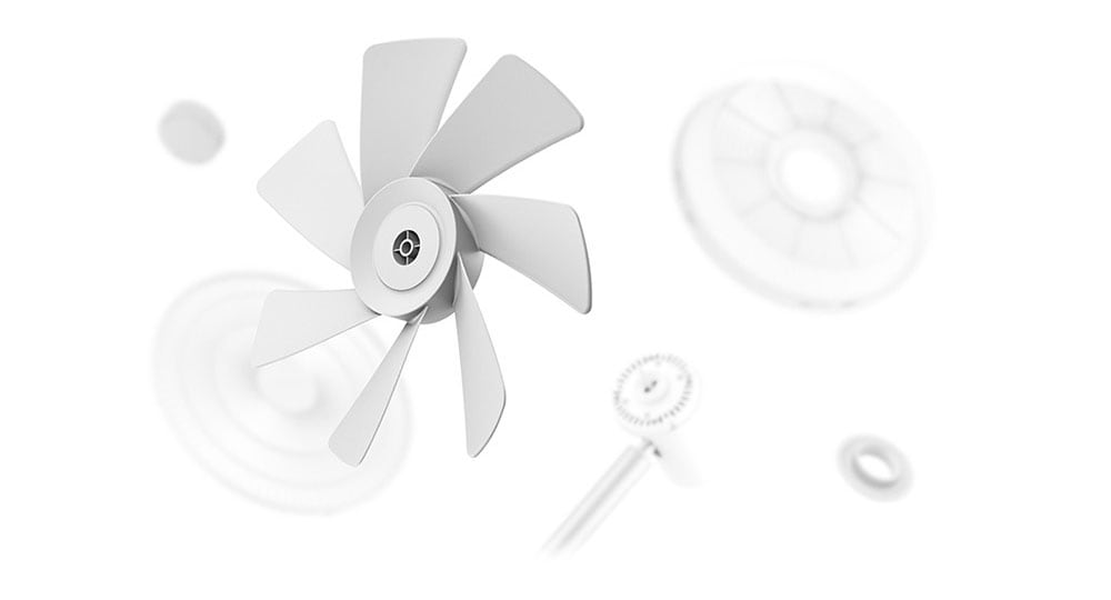 Smartmi ZLBPLDS03ZM DC Frequency Conversion Natural Wind Floor Fan With Battery ( Xiaomi Ecosystem Product )- White with Battery Smartmi ZLBPLDS03ZM DC Frequency Conversion Natural Wind Floor Fan With Battery ( Xiaomi Ecosystem Product )- White with Battery