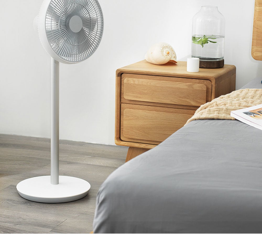 Smartmi ZLBPLDS03ZM DC Frequency Conversion Natural Wind Floor Fan With Battery ( Xiaomi Ecosystem Product )- White with Battery Smartmi ZLBPLDS03ZM DC Frequency Conversion Natural Wind Floor Fan With Battery ( Xiaomi Ecosystem Product )- White with Battery