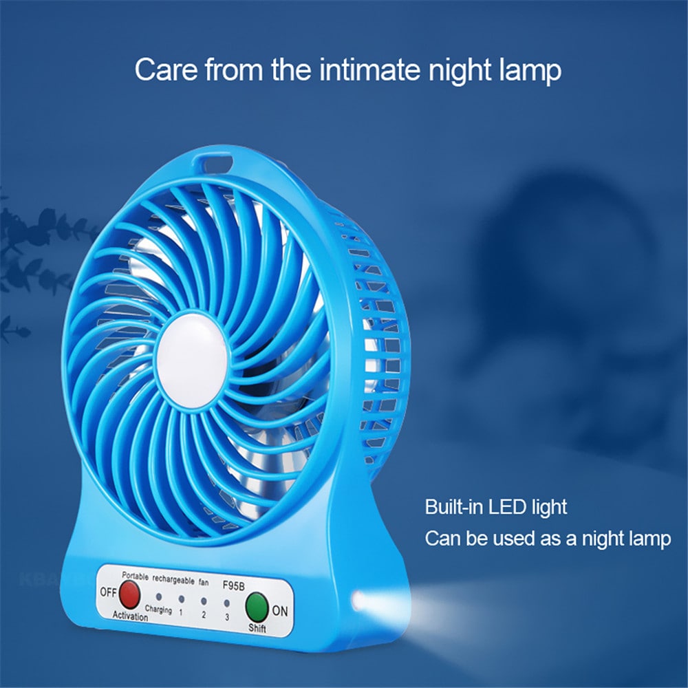 Portable Hand-held Electric USB Fan- Black Portable Hand-held Electric USB Fan- Black
