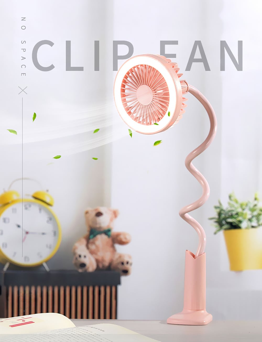 USB Portable Clip On Stroller Fan- Pink USB Portable Clip On Stroller Fan- Pink