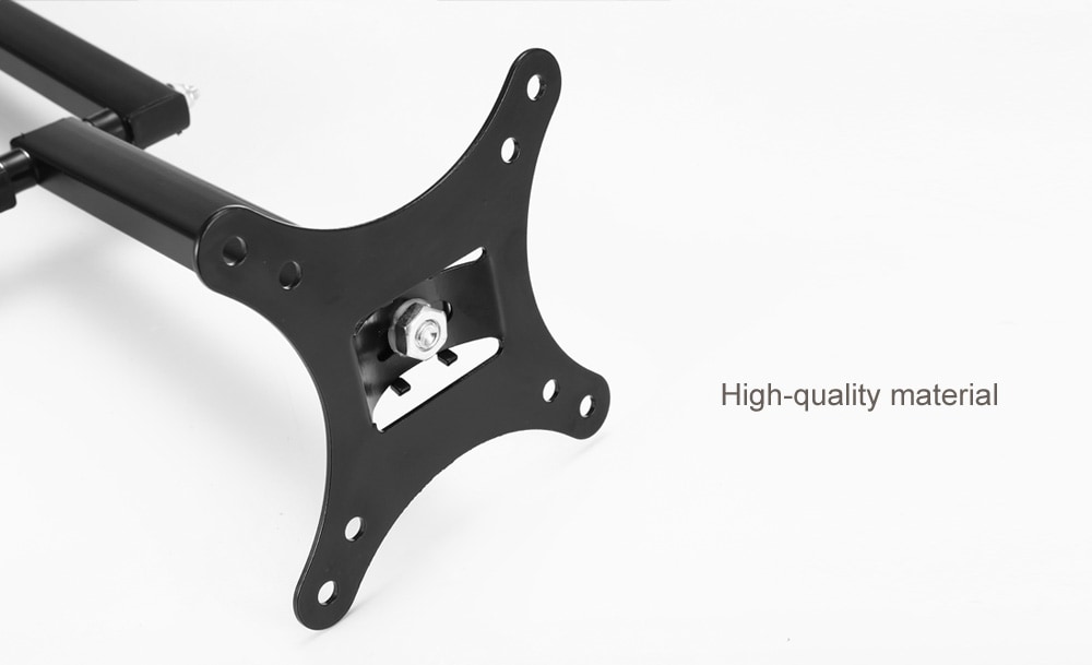 Retractable TV Wall Mount Bracket for 10 - 26 inch Flat Panel Mounting- Black Retractable TV Wall Mount Bracket for 10 - 26 inch Flat Panel Mounting- Black