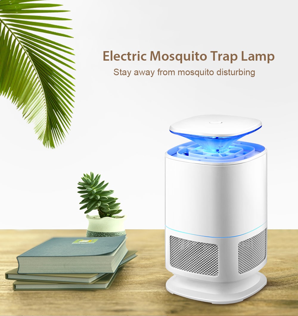 Electric Mosquito Trap Lamp Indoors Insect Repellent- Black Electric Mosquito Trap Lamp Indoors Insect Repellent- Black