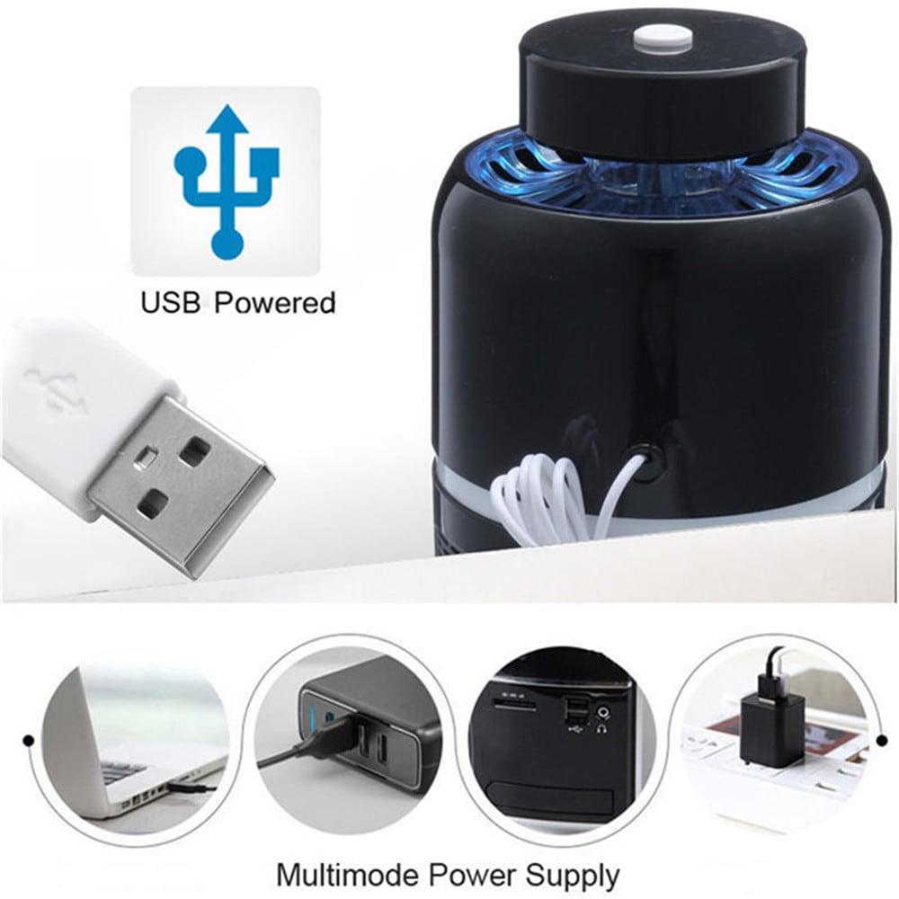 WB-08 USB LED Powered Bug Zapper Mosquito Killer Lamp- Black WB-08 USB LED Powered Bug Zapper Mosquito Killer Lamp- Black