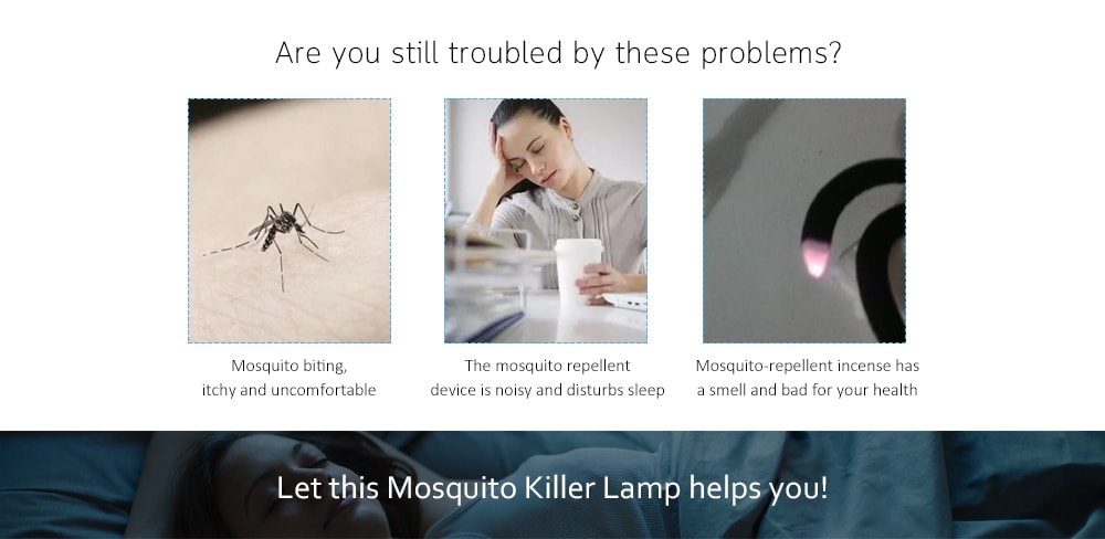 Utorch M5 USB Light Touch LED Leafless Mute Mosquito Killer- White Utorch M5 USB Light Touch LED Leafless Mute Mosquito Killer- White