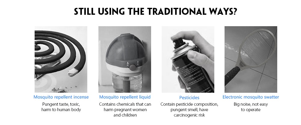 Home USB Anti-mosquito Lamp for Living Room / Bedroom- White Home USB Anti-mosquito Lamp for Living Room / Bedroom- White