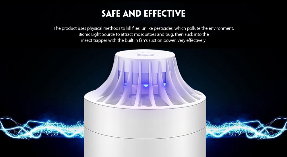 Home USB Anti-mosquito Lamp for Living Room / Bedroom- White Home USB Anti-mosquito Lamp for Living Room / Bedroom- White