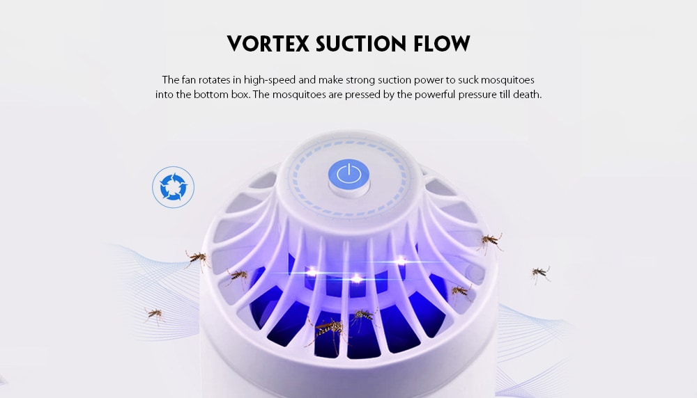 Home USB Anti-mosquito Lamp for Living Room / Bedroom- White Home USB Anti-mosquito Lamp for Living Room / Bedroom- White