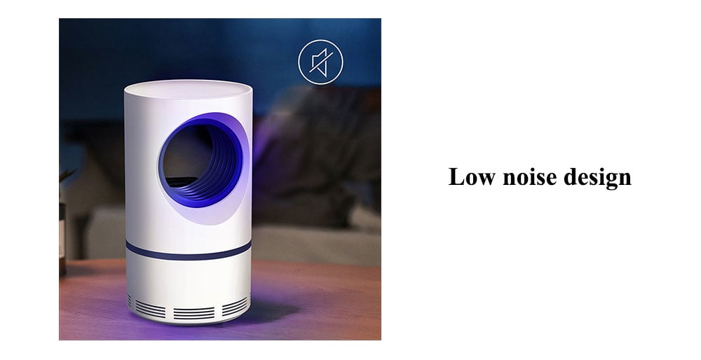 USB Durable Mosquito Killing Lamp for Home Use- White USB Durable Mosquito Killing Lamp for Home Use- White