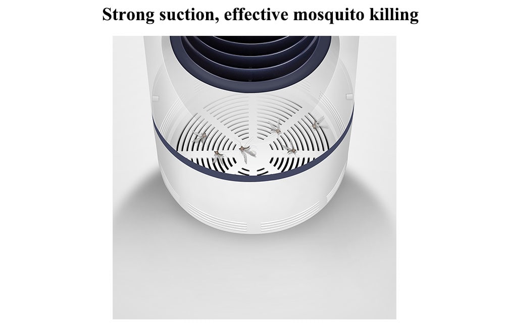 USB Durable Mosquito Killing Lamp for Home Use- White USB Durable Mosquito Killing Lamp for Home Use- White