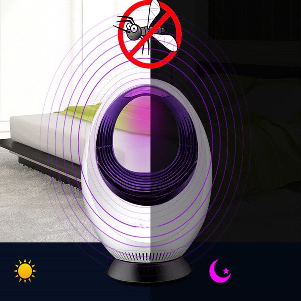 Photocatalyst Mosquito Killer Lamp LED Mosquito Trap- White Photocatalyst Mosquito Killer Lamp LED Mosquito Trap- White