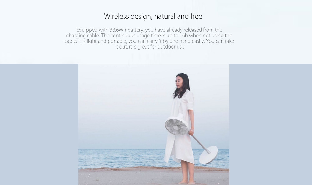 Smart DC Frequency Stand Fan APP Remote Control- White Smart DC Frequency Stand Fan APP Remote Control- White