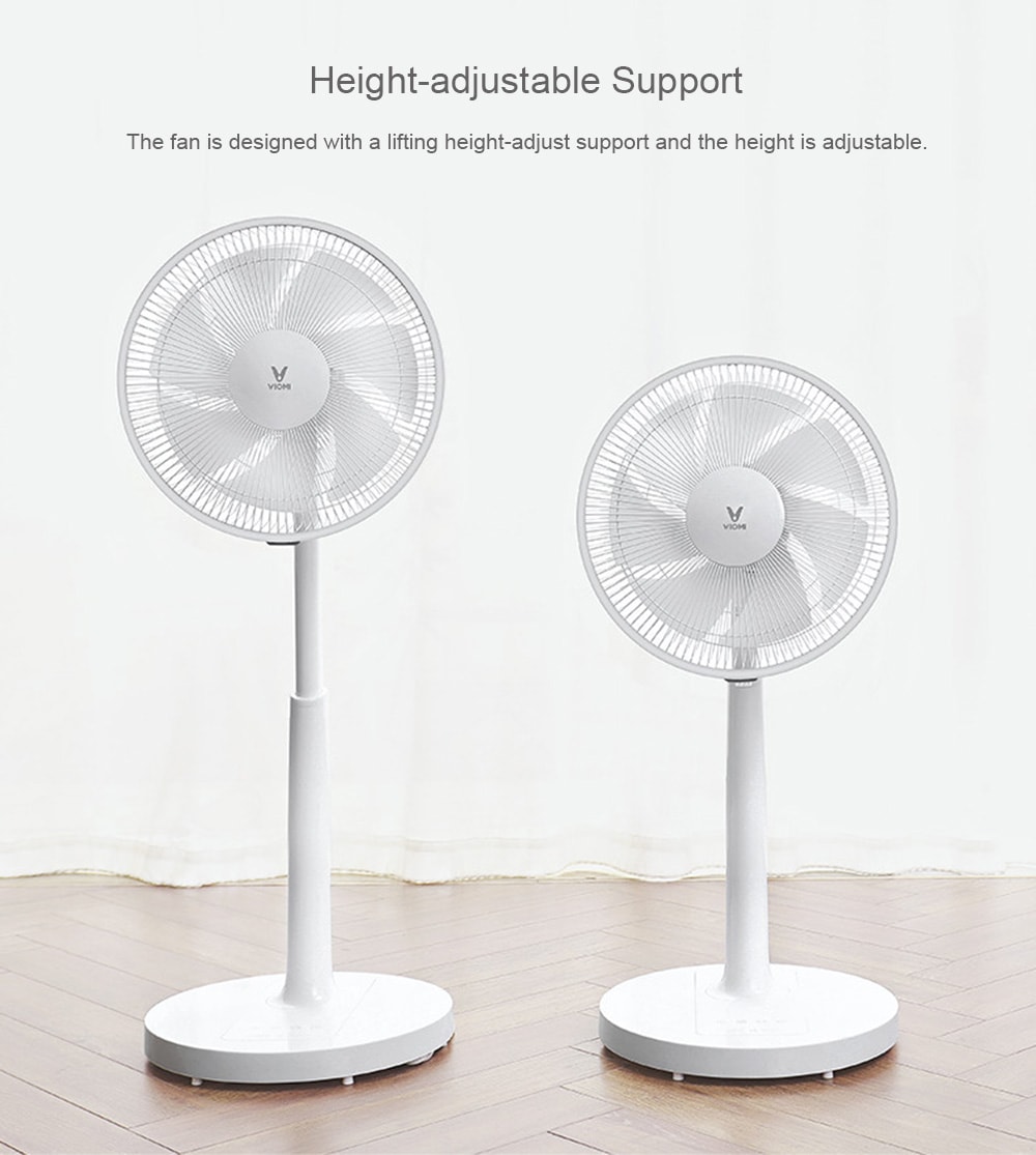 VIOMI VXFS12 - Z Energy-saving Mute Frequency Conversion Floor Voice Fan 220V- White VIOMI VXFS12 - Z Energy-saving Mute Frequency Conversion Floor Voice Fan 220V- White