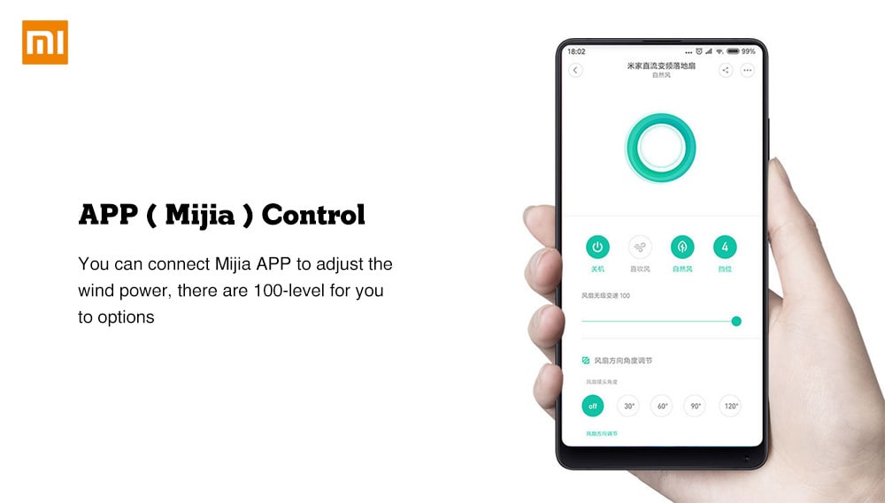Smartmi Frequency Conversion DC Natural Wind Fan ( Xiaomi Ecosystem Product )- White Smartmi Frequency Conversion DC Natural Wind Fan ( Xiaomi Ecosystem Product )- White