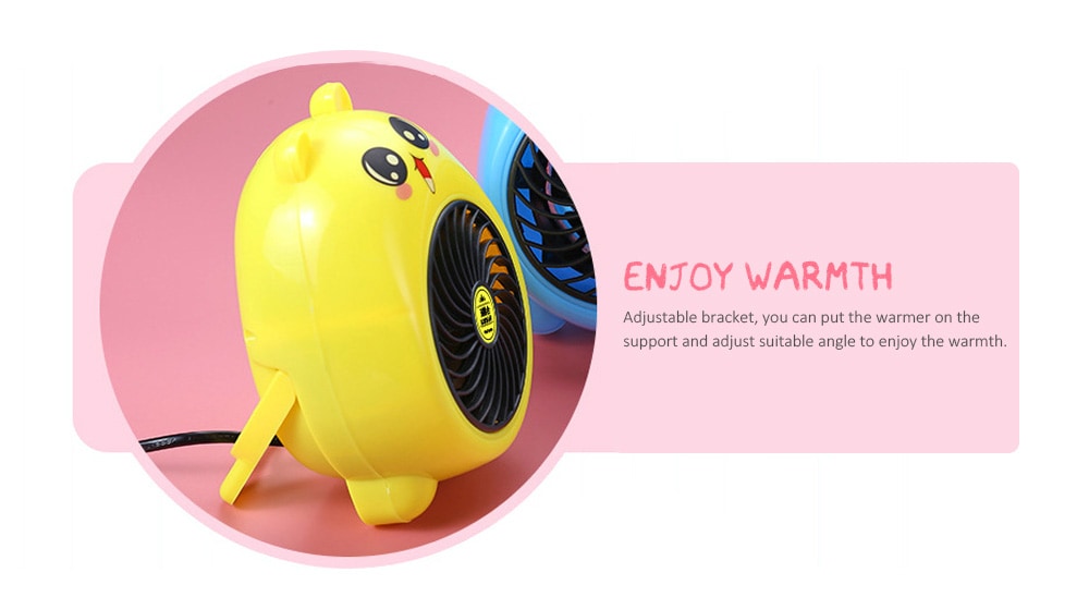 Cute Safety Fan Energy-saving Heater Mini Air Warmer Household Room Office- Deep Sky Blue Cute Safety Fan Energy-saving Heater Mini Air Warmer Household Room Office- Deep Sky Blue