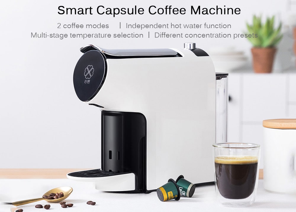 SCISHARE S1102 Smart Capsule Coffee Machine from Xiaomi youpin- White SCISHARE S1102 Smart Capsule Coffee Machine from Xiaomi youpin- White
