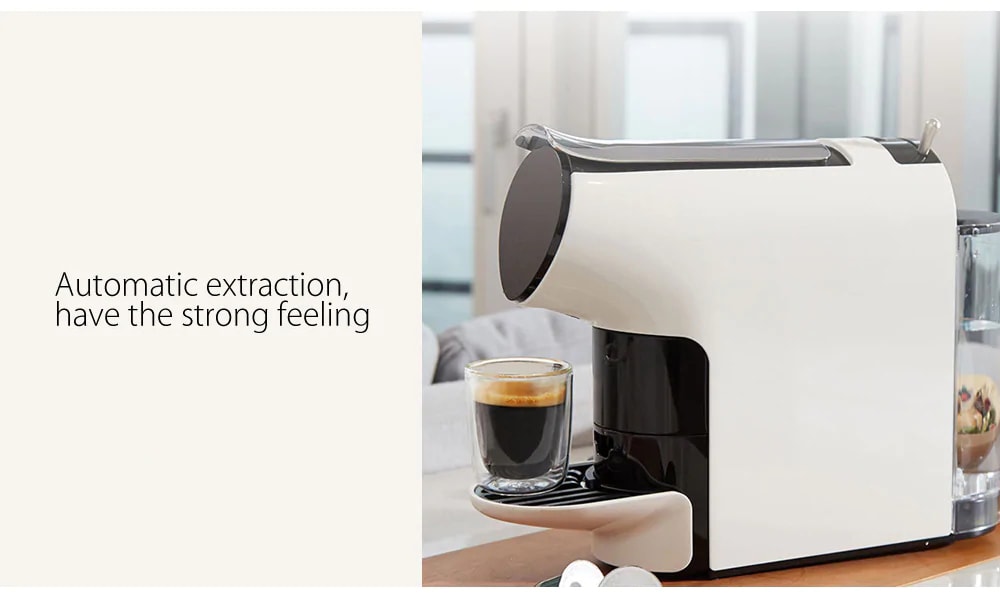 SCISHARE S1103 Capsule Coffee Machine from Xiaomi Youpin- White SCISHARE S1103 Capsule Coffee Machine from Xiaomi Youpin- White