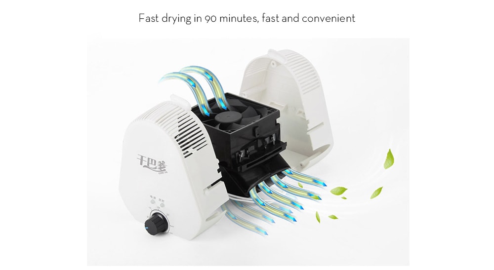 Practical Portable Convenient Mini Dryer- White EU Plug Practical Portable Convenient Mini Dryer- White EU Plug