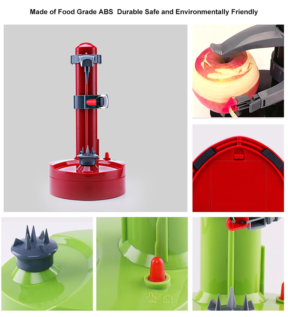 Stainless Steel Multi-function Automatic Peeler - White Stainless Steel Multi-function Automatic Peeler - White