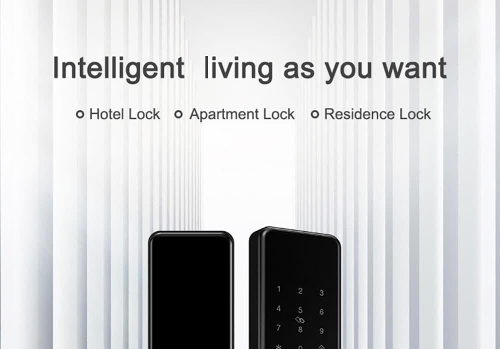 RSH - WD003 Supports Alexa Voice Control Smart Home Wifi Door Lock- Black RSH - WD003 Supports Alexa Voice Control Smart Home Wifi Door Lock- Black