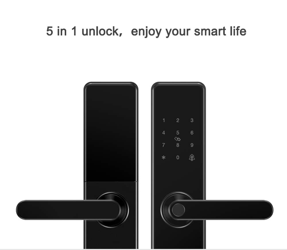 RSH - WD003 Supports Alexa Voice Control Smart Home Wifi Door Lock- Black RSH - WD003 Supports Alexa Voice Control Smart Home Wifi Door Lock- Black