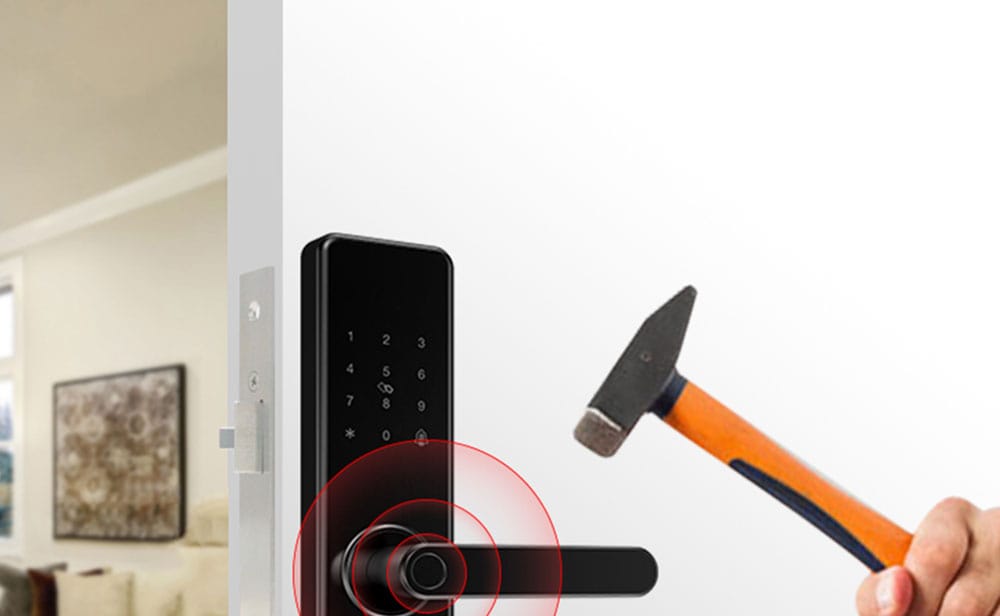 RSH - WD003 Supports Alexa Voice Control Smart Home Wifi Door Lock- Black RSH - WD003 Supports Alexa Voice Control Smart Home Wifi Door Lock- Black