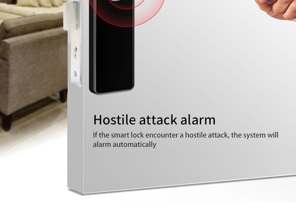 RSH - WD003 Supports Alexa Voice Control Smart Home Wifi Door Lock- Black RSH - WD003 Supports Alexa Voice Control Smart Home Wifi Door Lock- Black