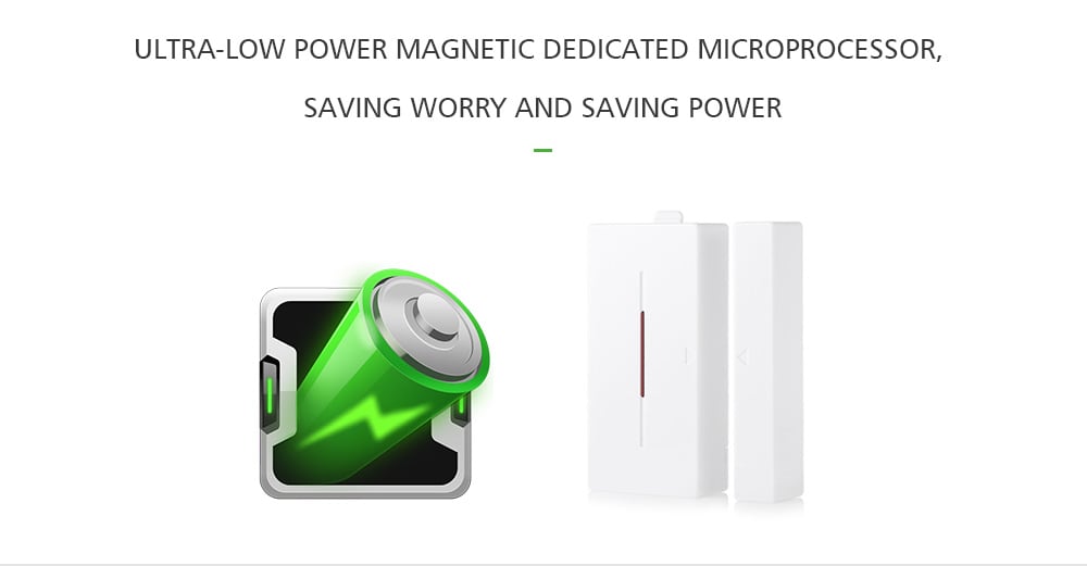 SONOFF CD100S Door Window Sensor Wireless Automation Anti-theft Alarm Smart Home Security System- White SONOFF CD100S Door Window Sensor Wireless Automation Anti-theft Alarm Smart Home Security System- White