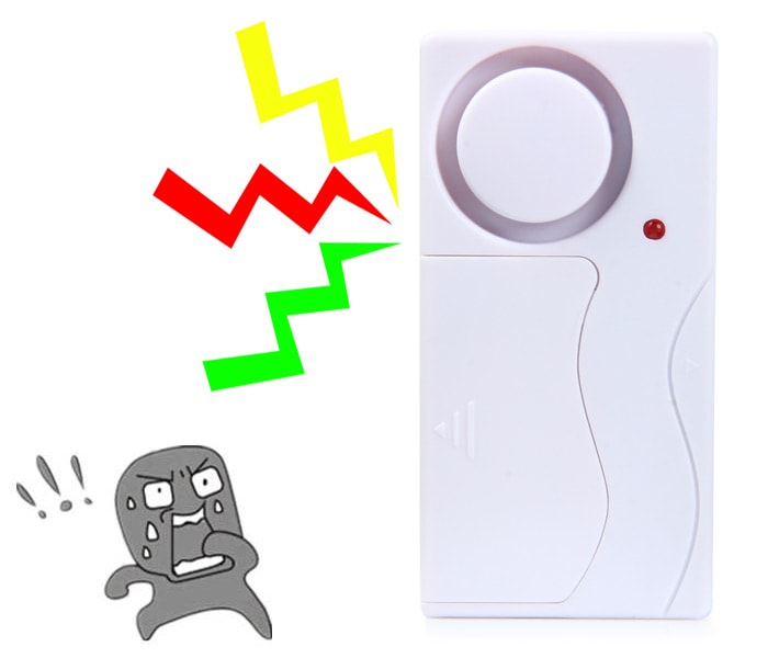 Remote Control Door Security Alarm Smart Magnetic Sensor Window Anti-theft Alertor for Home Office Warehouse- White Remote Control Door Security Alarm Smart Magnetic Sensor Window Anti-theft Alertor for Home Office Warehouse- White