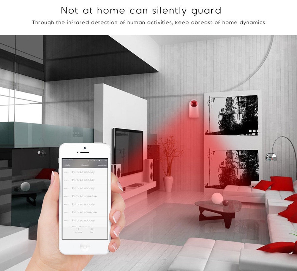 XINNUO CS85X GSM - LCD Wireless Intelligent Voice Alarm Set- White XINNUO CS85X GSM - LCD Wireless Intelligent Voice Alarm Set- White