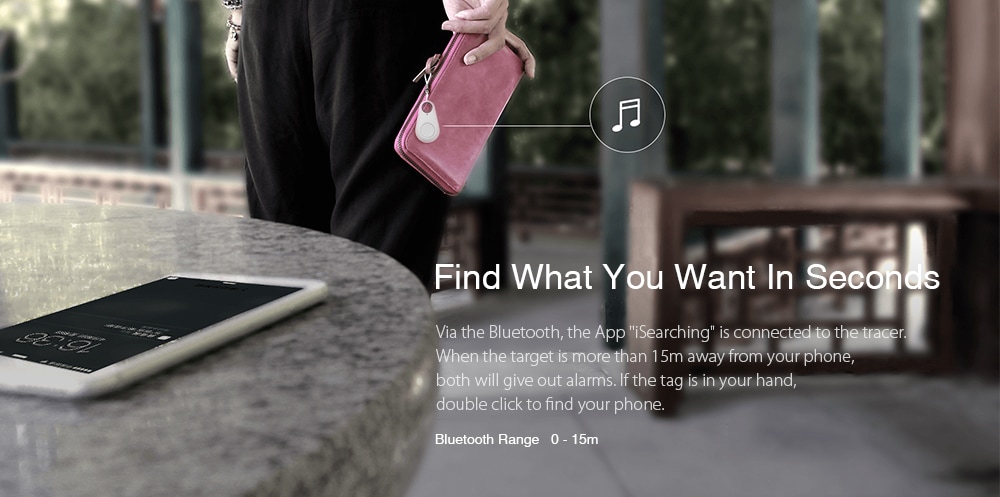 Portable Anti-lost Bluetooth 4.0 Tracer GPS Locator Tag Alarm Wallet Key Pet Finder- Pink Portable Anti-lost Bluetooth 4.0 Tracer GPS Locator Tag Alarm Wallet Key Pet Finder- Pink