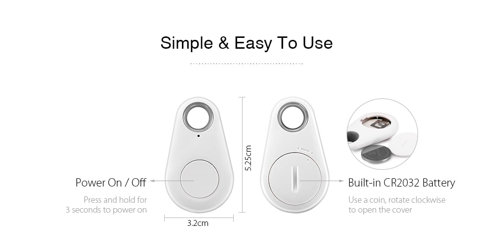 Portable Anti-lost Bluetooth 4.0 Tracer GPS Locator Tag Alarm Wallet Key Pet Finder- Pink Portable Anti-lost Bluetooth 4.0 Tracer GPS Locator Tag Alarm Wallet Key Pet Finder- Pink