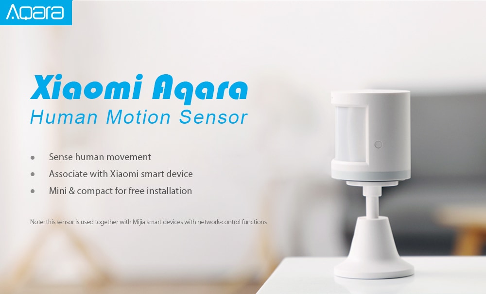 Original Xiaomi RTCGQ11LM Smart Home Aqara Human Motion Sensor Security Device- White Original Xiaomi RTCGQ11LM Smart Home Aqara Human Motion Sensor Security Device- White