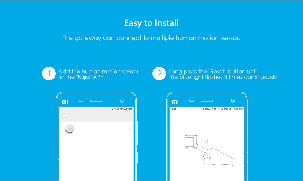 Original Xiaomi RTCGQ11LM Smart Home Aqara Human Motion Sensor Security Device- White Original Xiaomi RTCGQ11LM Smart Home Aqara Human Motion Sensor Security Device- White