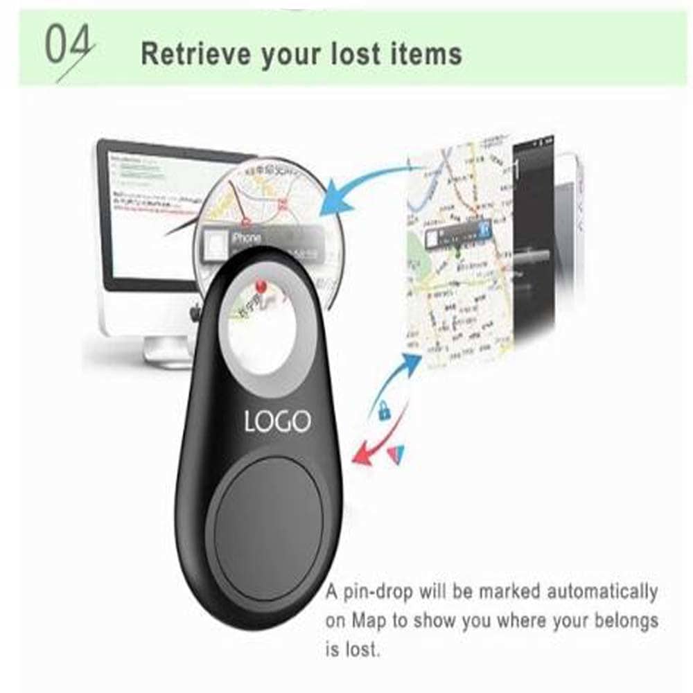 Smart Bluetooth Anti-Lost Alarm- White Smart Bluetooth Anti-Lost Alarm- White