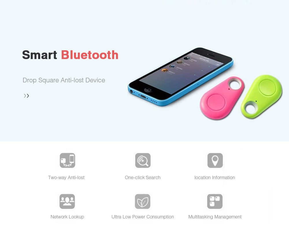 Smart Tags Bluetooth Anti-lost Tracker Tracking Key Finder Tracer Alarm Patch Pet Dog Phone Locator- White Smart Tags Bluetooth Anti-lost Tracker Tracking Key Finder Tracer Alarm Patch Pet Dog Phone Locator- White