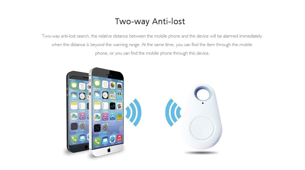 Smart Tags Bluetooth Anti-lost Tracker Tracking Key Finder Tracer Alarm Patch Pet Dog Phone Locator- White Smart Tags Bluetooth Anti-lost Tracker Tracking Key Finder Tracer Alarm Patch Pet Dog Phone Locator- White