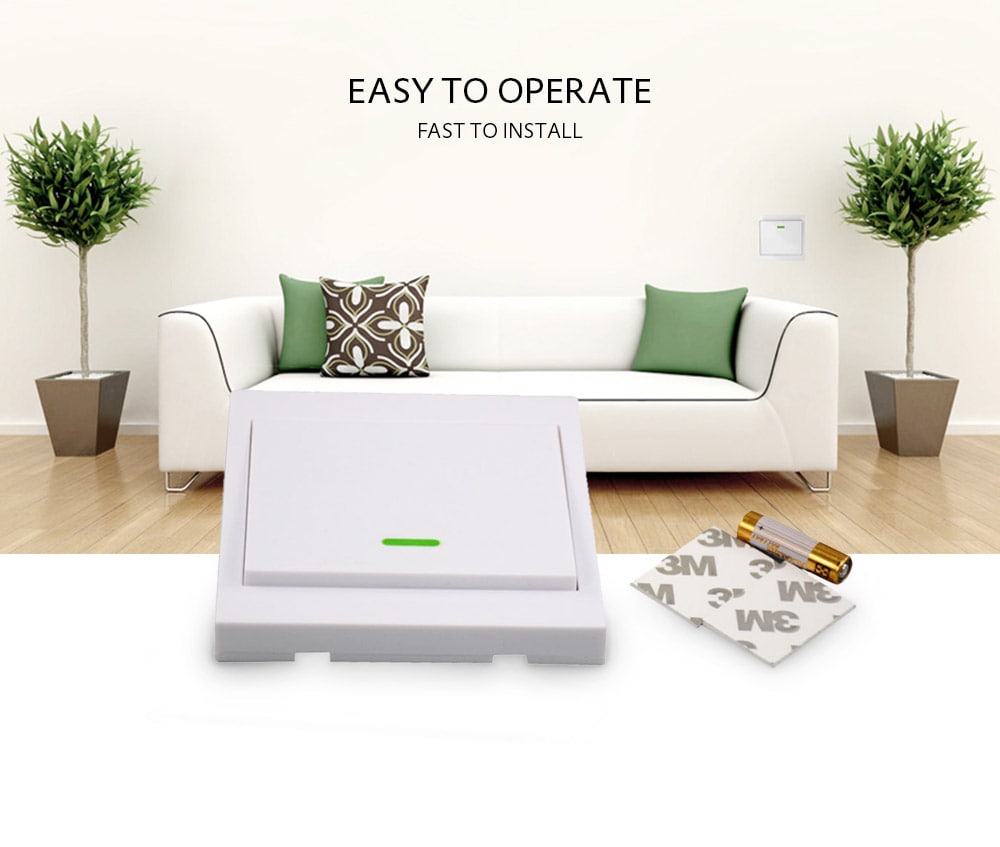 SONOFF Single Channel Switch Remote Controller with Free Sticker - White SONOFF Single Channel Switch Remote Controller with Free Sticker - White