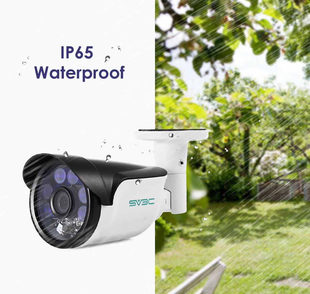 SV3C SV - B01 1080P HD Bullet Outdoor Waterproof IP Camera- White and Black EU Plug SV3C SV - B01 1080P HD Bullet Outdoor Waterproof IP Camera- White and Black EU Plug