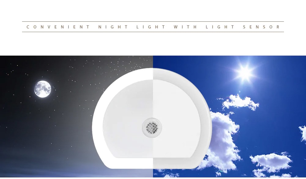 Utorch B07 Dual USB Ports Adapter Charger with Sensitive Light-sensor Night Light- White US Plug (2-pin) Utorch B07 Dual USB Ports Adapter Charger with Sensitive Light-sensor Night Light- White US Plug (2-pin)