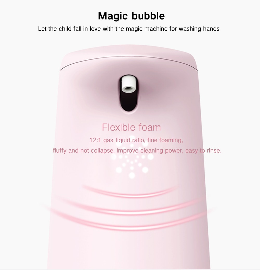 Xiaowei R66018XP Intelligent Auto Induction Foaming Hand Washing Machine- Pig Pink Xiaowei R66018XP Intelligent Auto Induction Foaming Hand Washing Machine- Pig Pink