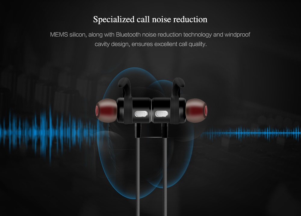 SOWAK F3 Sports Bluetooth Earbuds Stereo Magnetic Sweatproof Earphone with Mic and In-line Control- Black SOWAK F3 Sports Bluetooth Earbuds Stereo Magnetic Sweatproof Earphone with Mic and In-line Control- Black