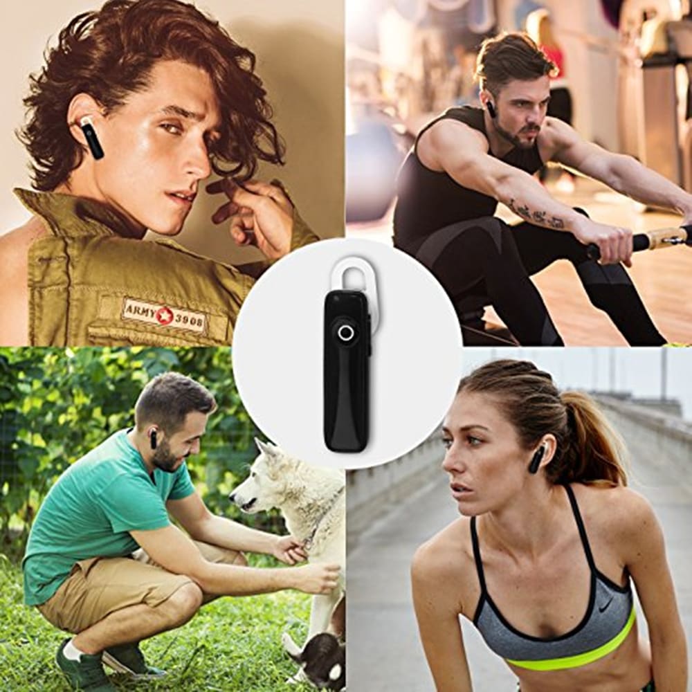 Wireless Bluetooth 4.1 In Ear Earpiece Earbuds Earphones Headphones with Noise Reduction- Black Wireless Bluetooth 4.1 In Ear Earpiece Earbuds Earphones Headphones with Noise Reduction- Black