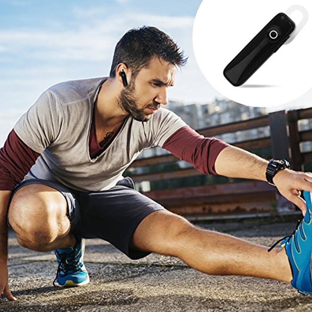 Wireless Bluetooth 4.1 In Ear Earpiece Earbuds Earphones Headphones with Noise Reduction- Black Wireless Bluetooth 4.1 In Ear Earpiece Earbuds Earphones Headphones with Noise Reduction- Black