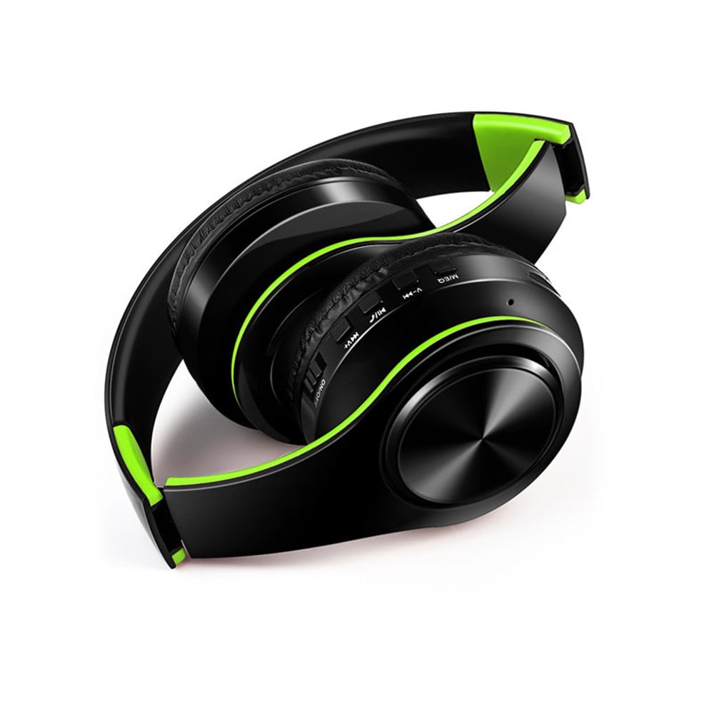 Wireless Headphones Bluetooth Headset Earbuds With Microphone for Mobile music- Green Wireless Headphones Bluetooth Headset Earbuds With Microphone for Mobile music- Green
