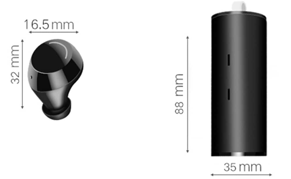 TWS29 TWS Bluetooth Dual-ear Stereo Mini Earphone 2pcs- Black TWS29 TWS Bluetooth Dual-ear Stereo Mini Earphone 2pcs- Black