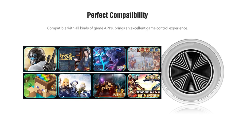 Mobile Game Joystick Phone Gaming Rocker Touch Screen Games Controller for Smartphone Tablet- Transparent Mobile Game Joystick Phone Gaming Rocker Touch Screen Games Controller for Smartphone Tablet- Transparent