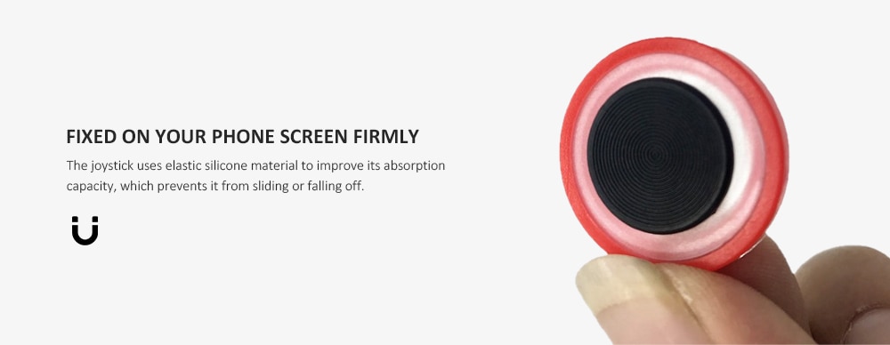 Q8 Touch Screen Game Controller Joystick for Smartphone Tablet - Transparent Q8 Touch Screen Game Controller Joystick for Smartphone Tablet - Transparent
