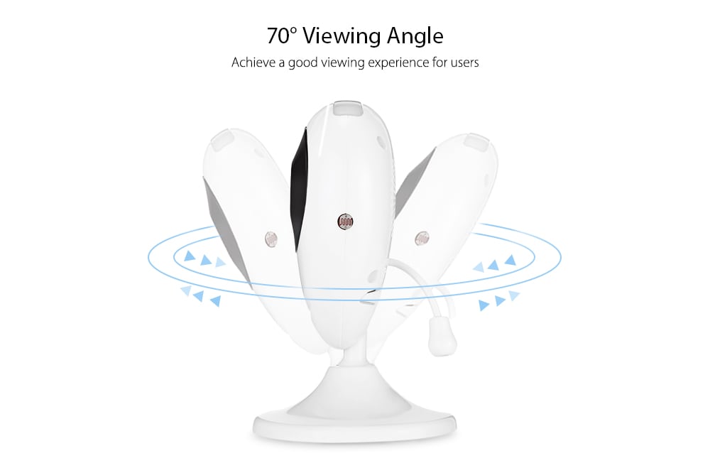SP880 2.4G Wireless Baby Video Monitor with Night Vision Two-way Talk 2.4 inch LCD Display Temperature Monitoring- White EU Plug SP880 2.4G Wireless Baby Video Monitor with Night Vision Two-way Talk 2.4 inch LCD Display Temperature Monitoring- White EU Plug