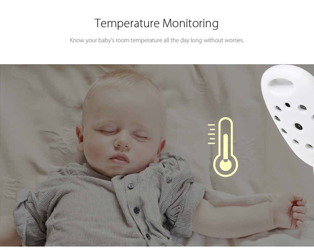 VB601 2.4G Wireless Baby Video Monitor with Night Vision Two-way Talk LCD Display Temperature Monitoring- White UK Plug VB601 2.4G Wireless Baby Video Monitor with Night Vision Two-way Talk LCD Display Temperature Monitoring- White UK Plug
